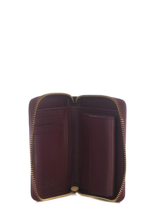 26FW 핑코 지갑 100249A0F1WW5Q DARK RED - PINKO