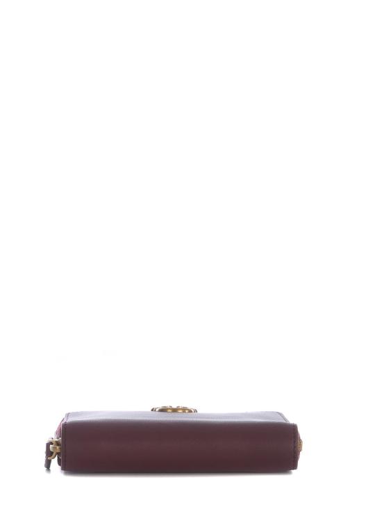 26FW 핑코 지갑 100249A0F1WW5Q DARK RED - PINKO