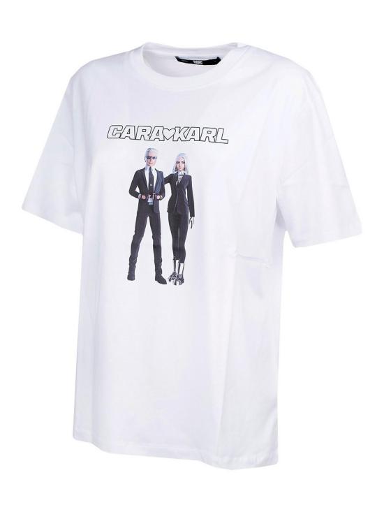  칼라거펠트 반팔 티셔츠 226W1761M100 White - KARL LAGERFELD