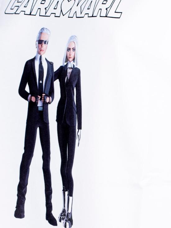  칼라거펠트 반팔 티셔츠 226W1761100 White - KARL LAGERFELD