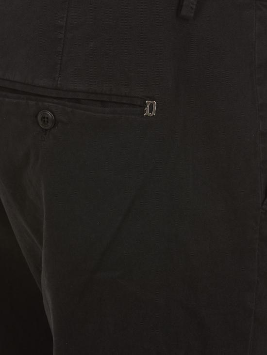  돈답 스트레이트 팬츠 UP235GSE043PTD999 Black - DONDUP
