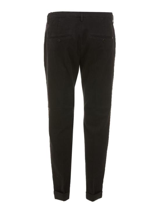  돈답 스트레이트 팬츠 UP235GSE043PTD999 Black - DONDUP