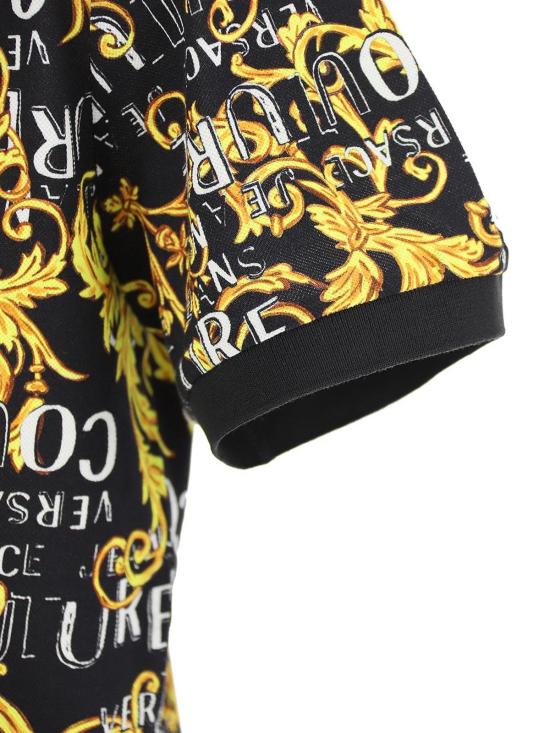  베르사체 폴로 티셔츠 74GAG6S074UP621G89 Black - VERSACE