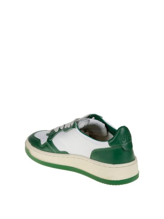 25FW 오트리 메달리스트 로우 레더 스니커즈 AULWWB03 Green - AUTRY