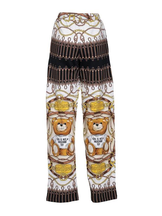  모스키노 스트레이트 팬츠 032955271003 Multicolour - MOSCHINO
