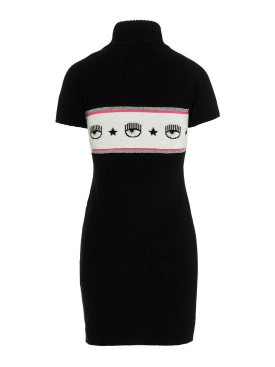  키아라 페라그니 숏 원피스 73CBOM96CMA10899 Black - CHIARA FERRAGNI