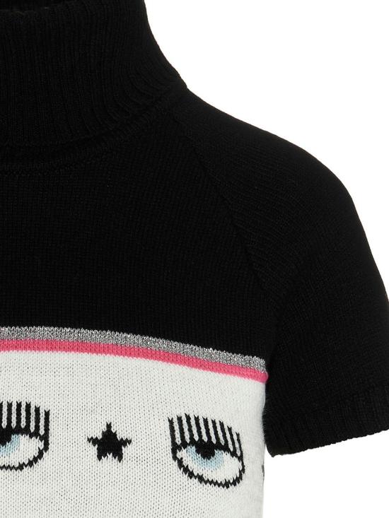 키아라 페라그니 숏 원피스 73CBOM96CMA10899 Black - CHIARA FERRAGNI