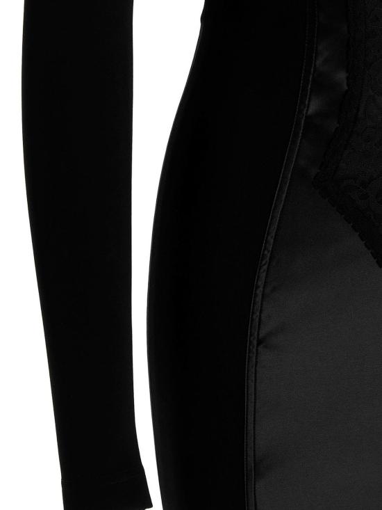  돌체앤가바나 롱 스커트 F6ARFTFUGKFN0000 Black - DOLCE & GABBANA