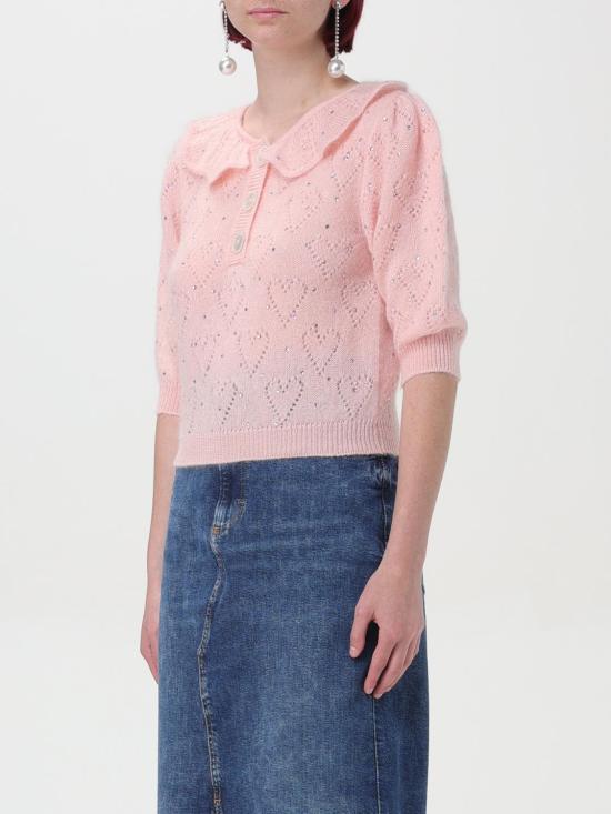 25FW 알레산드라리치 스웨터 FABX3651K4262 9041 Pink - ALESSANDRA RICH