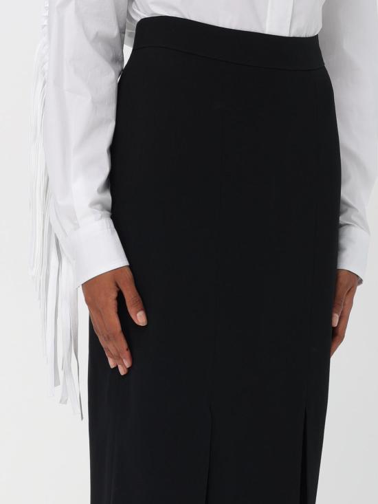 25FW 모스키노 롱 스커트 01155533 8555 Black - MOSCHINO