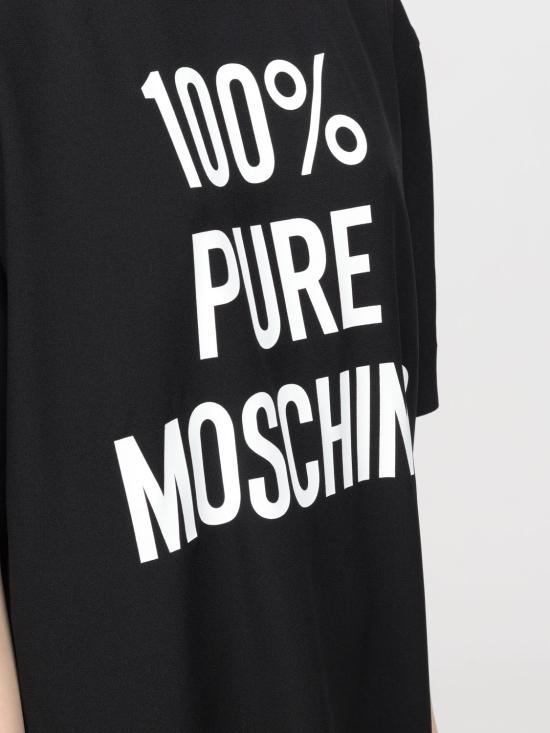  모스키노 숏 원피스 04430533 1555 Black - MOSCHINO