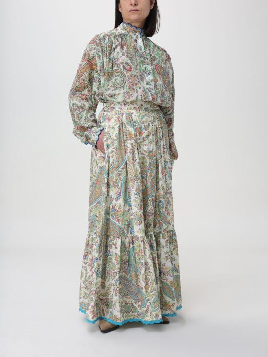  에트로 롱 스커트 WRFA001699SA568 X0801 White - ETRO