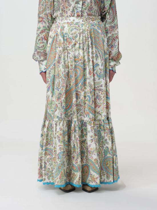  에트로 롱 스커트 WRFA001699SA568 X0801 White