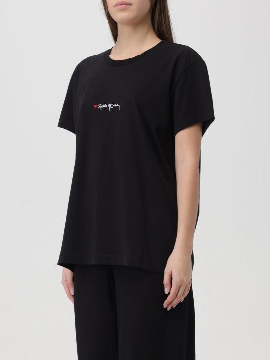 25SS 스텔라 맥카트니 반팔 티셔츠 6J02733SPY52 1000 Black - STELLA MCCARTNEY