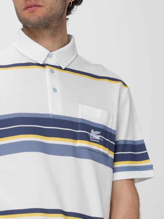  에트로 폴로 티셔츠 MRMD0002AJ207 S8451 Ivory - ETRO