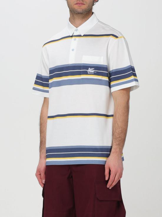  에트로 폴로 티셔츠 MRMD0002AJ207 S8451 Ivory - ETRO
