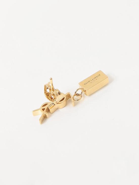 26SS 생로랑 메탈 라인스톤 카산드르 싱글 이어링 746624Y1526 8066 Gold - SAINT LAURENT