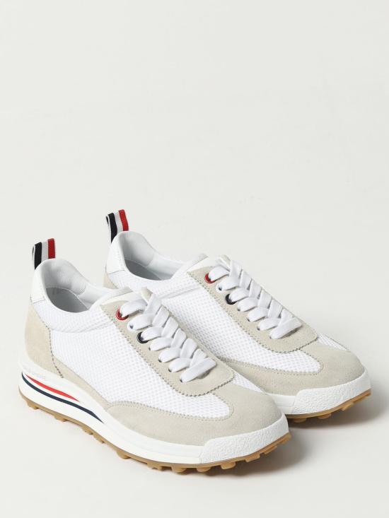  톰브라운 TECH RUNNER, 테크 러너 스니커즈  FFD054A06552 100 White - THOM BROWNE