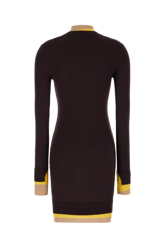  펜디 숏 원피스 FZDC36ASJG F0AU3 AUBERGINE - FENDI