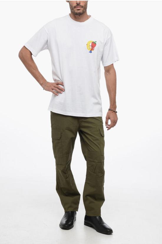  스카이하이팜 반팔 티셔츠 SHF04T031 2 WHITE COTTON White - SKY HIGH FARM