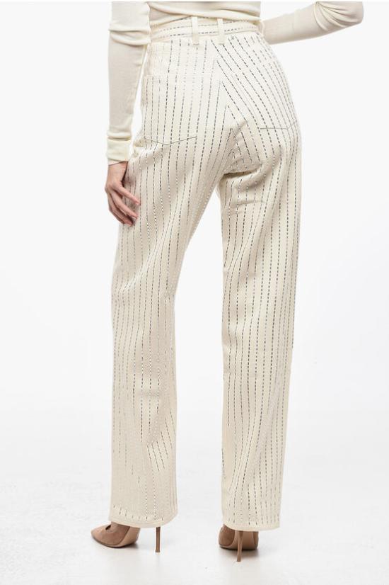  골든구스 트레이닝/조거 팬츠 GWP00844 P001259 11560 White - GOLDEN GOOSE