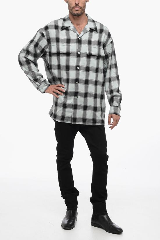  아미 긴팔 셔츠 HSH102M402302 Light blue - AMI