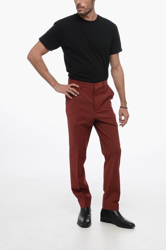  올세인츠 스트레이트 팬츠 RAIDES MM027Z DULLED RED Red - ALLSAINTS