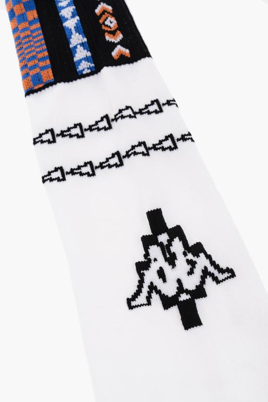  마르셀로 불론 양말 CMRA018S23KNI0010184 White - MARCELO BURLON
