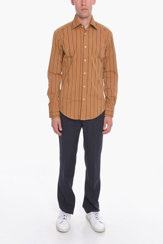  브라이언데일스 긴팔 셔츠 BD141ST7881003 Brown - BRIAN DALES