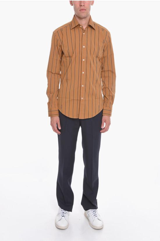  브라이언데일스 긴팔 셔츠 BD141ST7881003 Brown - BRIAN DALES