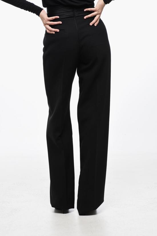  라콴 스미스 스트레이트 팬츠 LSFW23P001 BLACK - LAQUAN SMITH