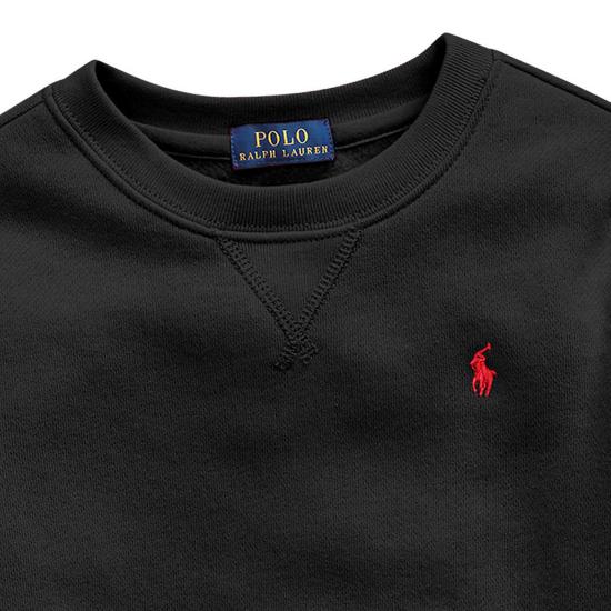 24FW [키즈] 랄프 로렌 트레이닝 상의 322772102004 BLACK - RALPH LAUREN