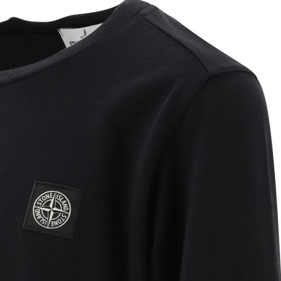24FW [키즈] 스톤 아일랜드 티셔츠 811620447 V0029 NERO - STONE ISLAND