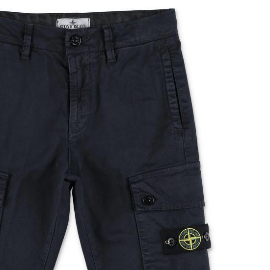 24FW [키즈] 스톤 아일랜드 트레이닝/조거 팬츠 811630115 V0120 BLEU - STONE ISLAND