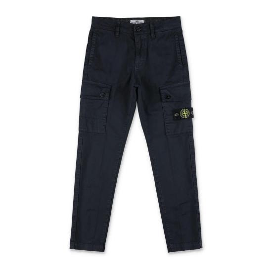 24FW [키즈] 스톤 아일랜드 트레이닝/조거 팬츠 811630115 V0120 BLEU