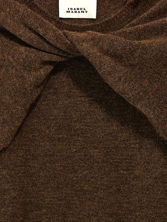 25FW 이자벨마랑 가디건 PU0583FAB4L06I50BZ Brown - ISABEL MARANT