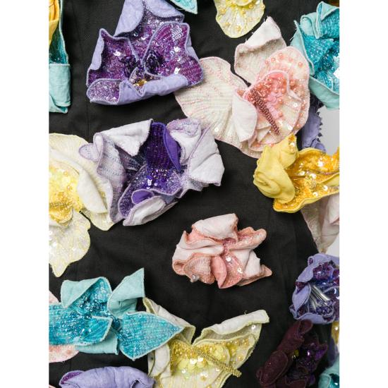  디 아티코 숏 원피스 191WC467 H017 021 BLACK - THE ATTICO