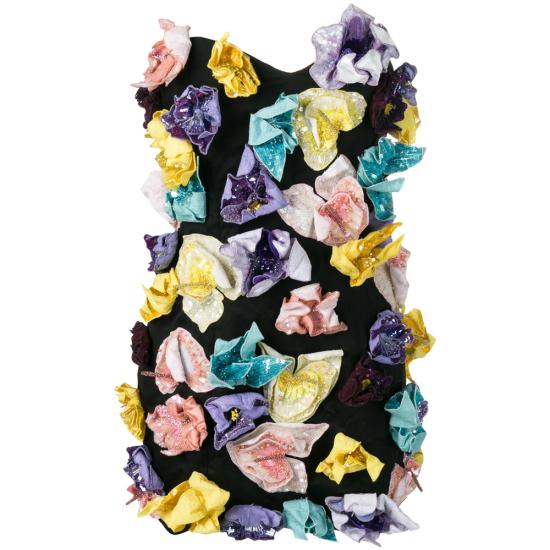  디 아티코 숏 원피스 191WC467 H017 021 BLACK