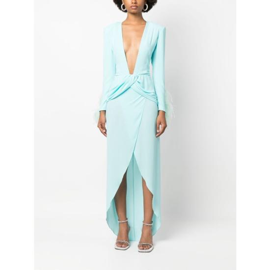  네르비 롱 원피스 ADAFW23LSK ADA LISKY BLUE - NERVI