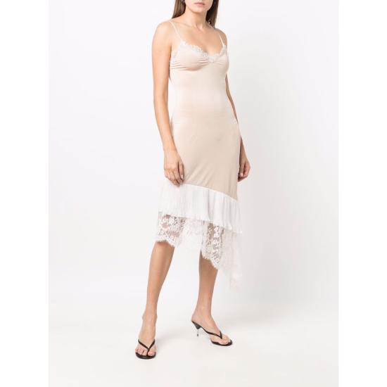  베트멍 미디 원피스 WA52DR440N NUDE NEUTRALS - VETEMENTS