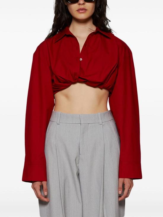 24FW 자크뮈스 블라우스 243SH042 Red - JACQUEMUS