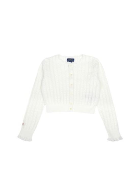 24FW [키즈] 폴로 랄프로렌 가디건 313 934999 002 002 DECKWASH WHITE