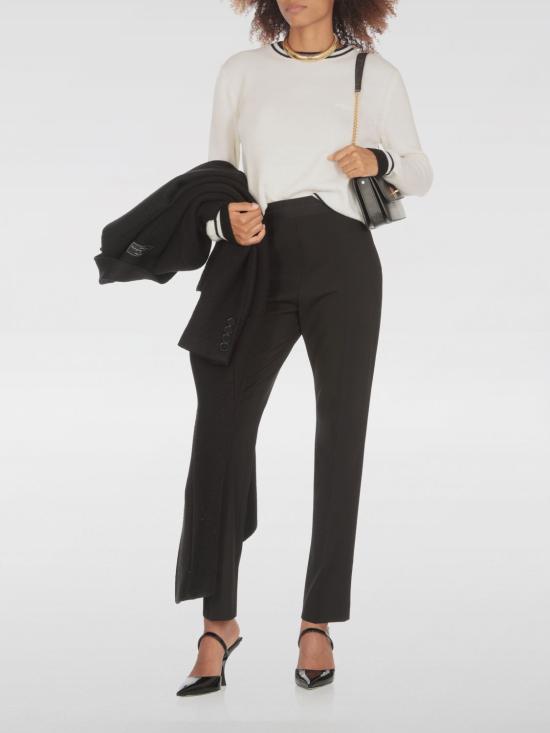 25FW 엠에스지엠 스트레이트 팬츠 3741MDP13247506 99 Black - MSGM