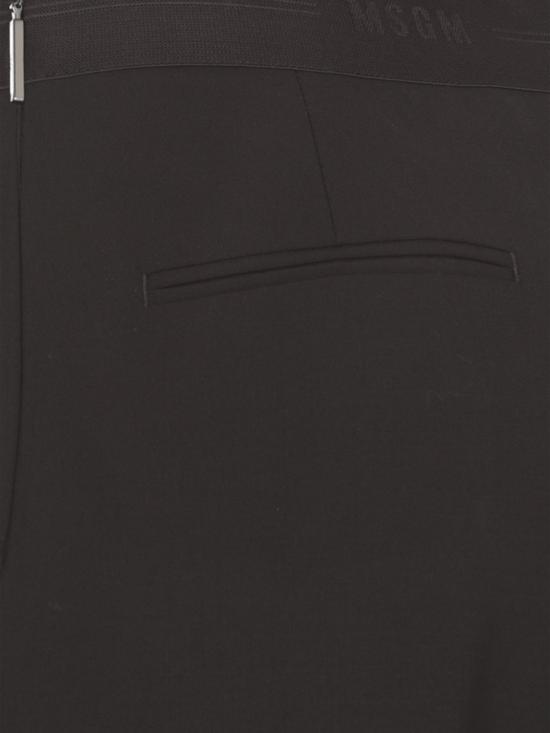 25FW 엠에스지엠 스트레이트 팬츠 3741MDP13247506 99 Black - MSGM