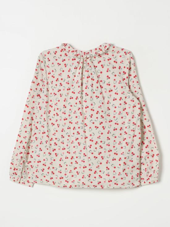 24FW [키즈] 봉쁘앙 블라우스 W04GBLW00015 627 Red - BONPOINT