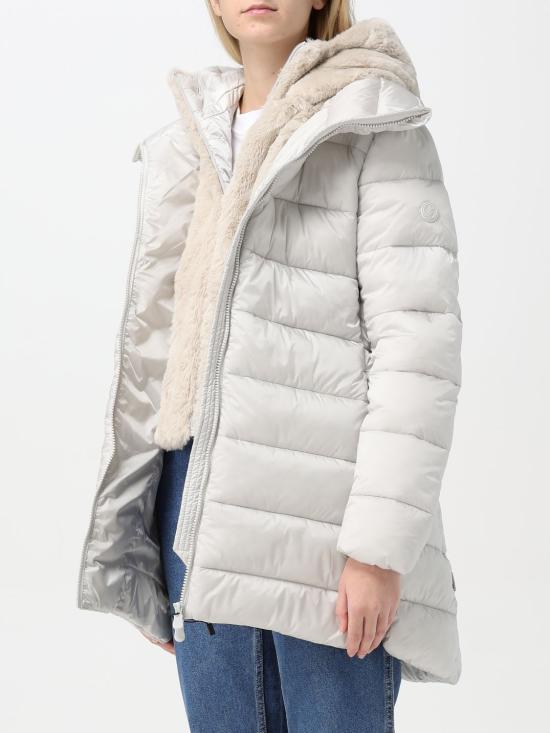 24FW 세이브더덕 롱패딩 D40280WJADE19 10034 Grey - SAVE THE DUCK