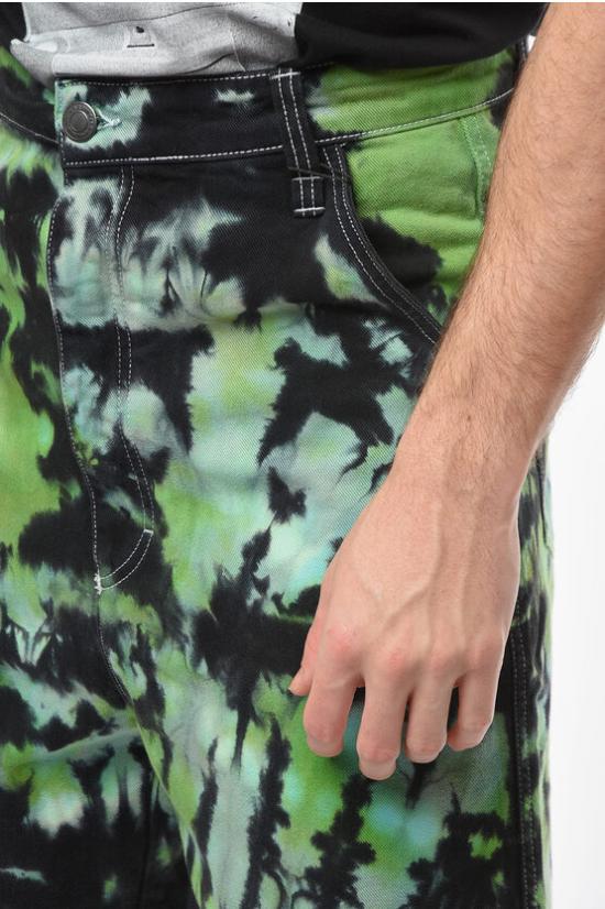  아미 데님 숏팬츠 USO600631301 Green - AMI