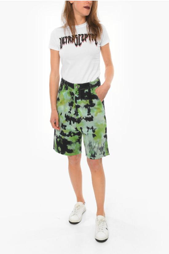  아미 데님 숏팬츠 USO600631301 Green - AMI