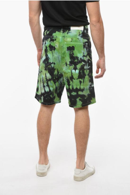  아미 데님 숏팬츠 USO600631301 Green - AMI