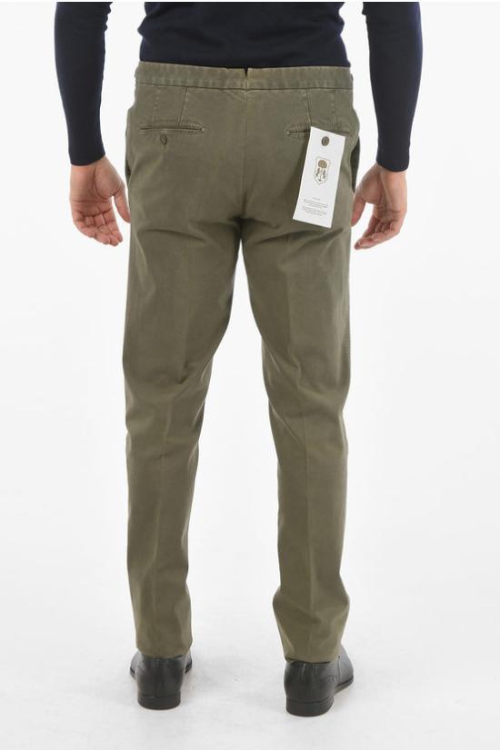  꼬르넬리아니 치노 팬츠 844EV4 9820198 059 Military Green - CORNELIANI